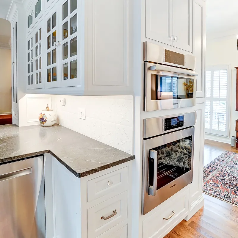 Custom kitchen renovation, slate and white, Columbus, OH area