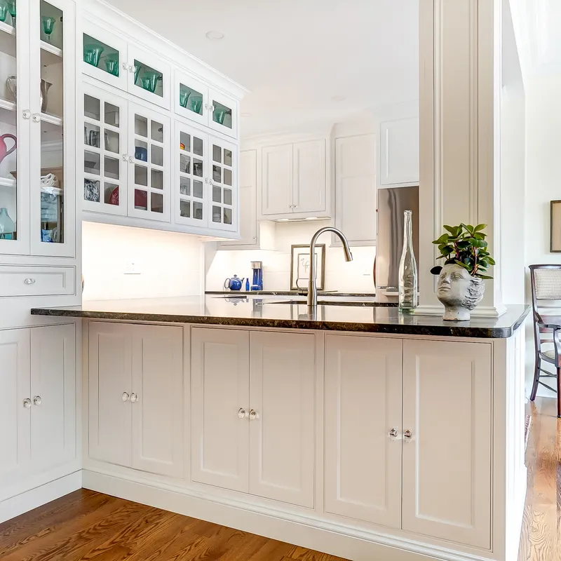 Custom slate kitchen cabinetry finish, Columbus, OH area