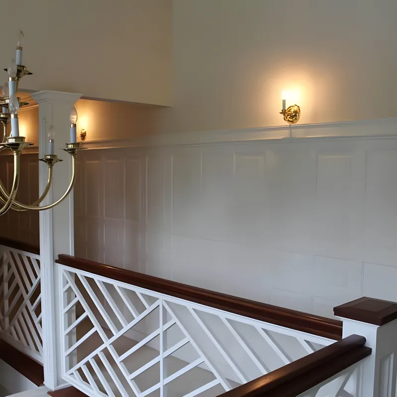 Custom architectural millwork in a Dublin, OH home remodel