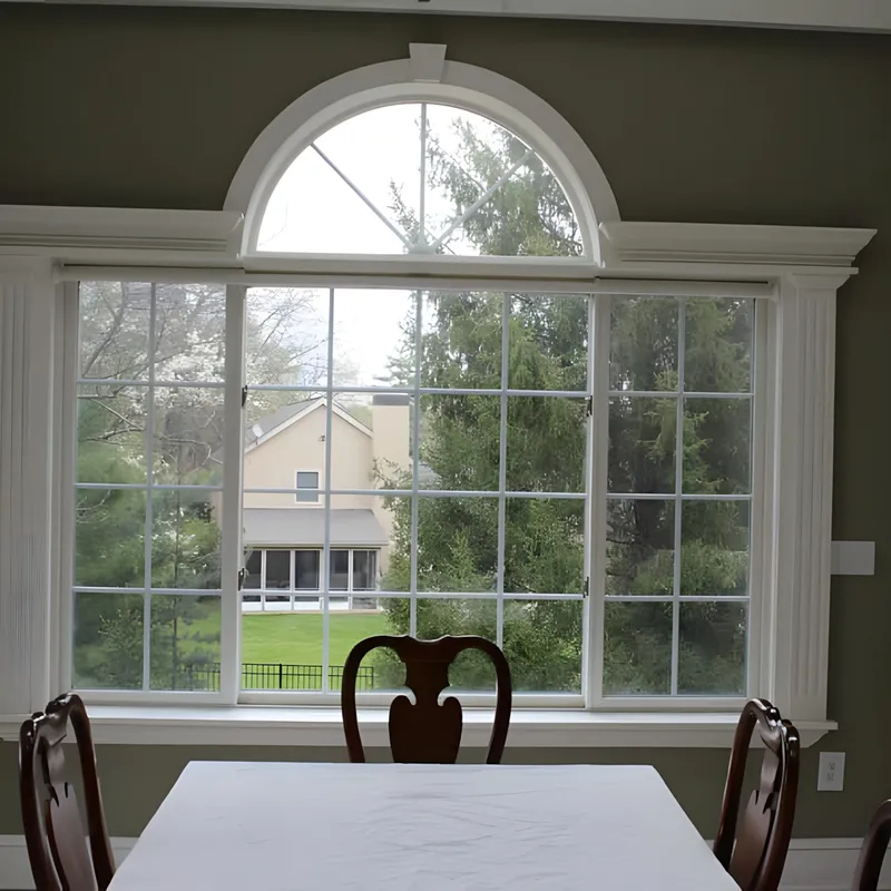 Finished built-in detail in a Dublin, OH home remodel
