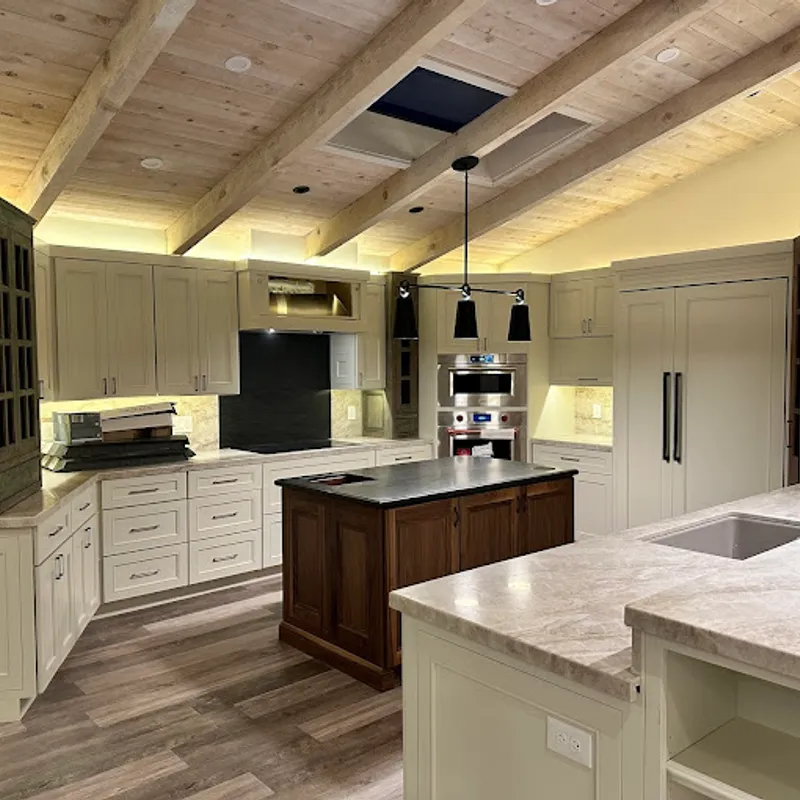 Kitchen cabinetry with open shelving, Columbus, OH area