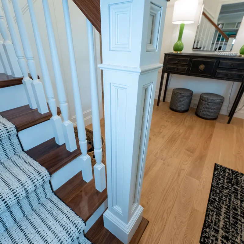 Custom architectural millwork in Dublin entranceway, Dublin, OH