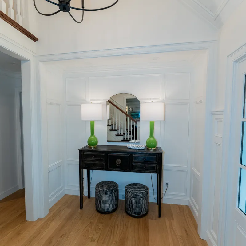 Entranceway built-in cabinetry and trim, Dublin, OH