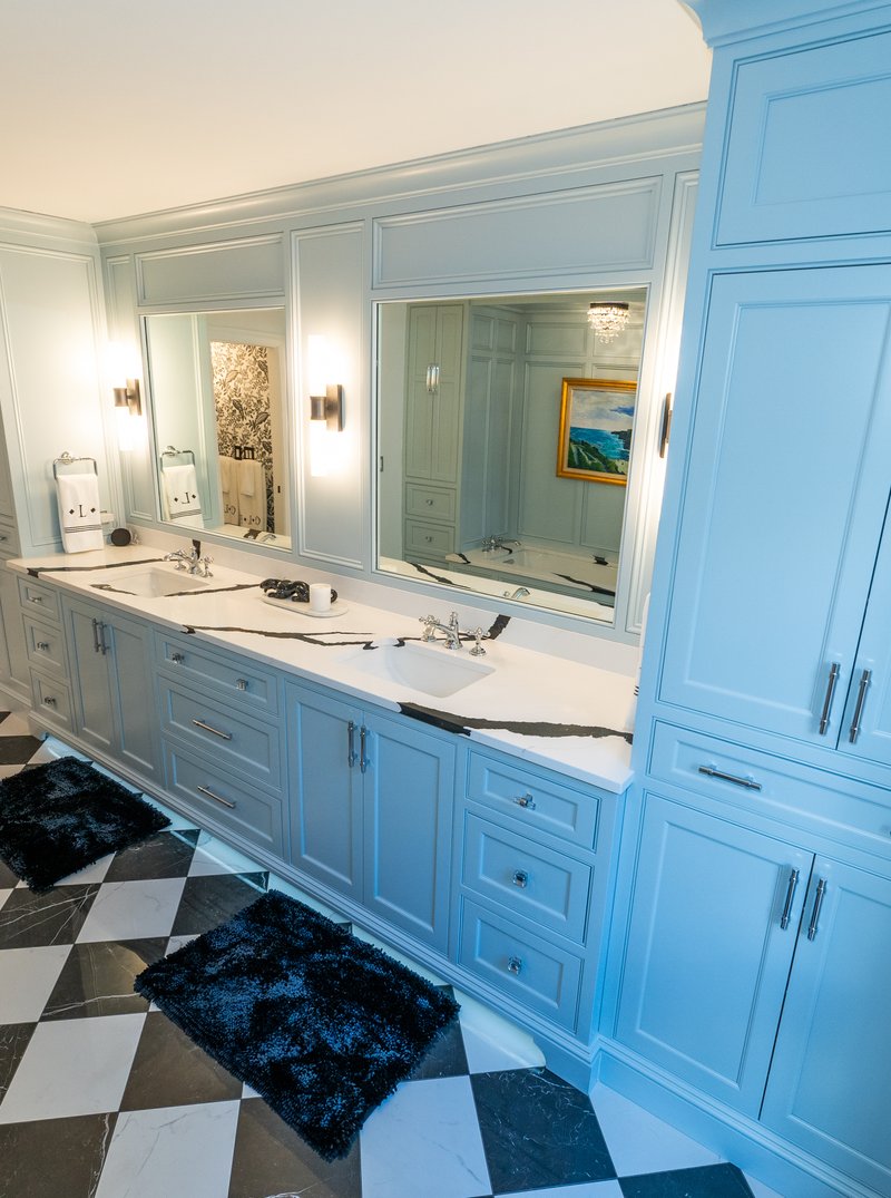 custom bathroom remodel for a Bexley, Ohio area home