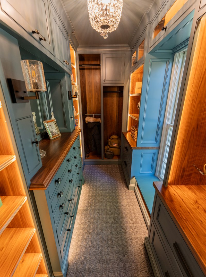 custom closet cabinetry for a Bexley, Ohio area home