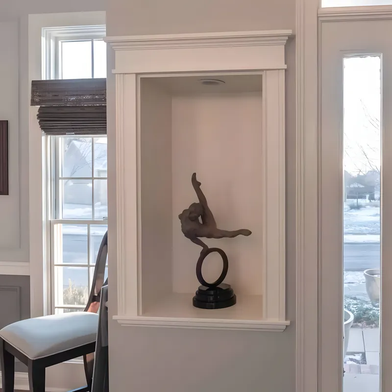 Architectural detail work in a Dublin, OH first floor remodel
