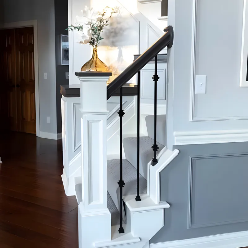 Interior architectural features in a Dublin, OH first floor remodel