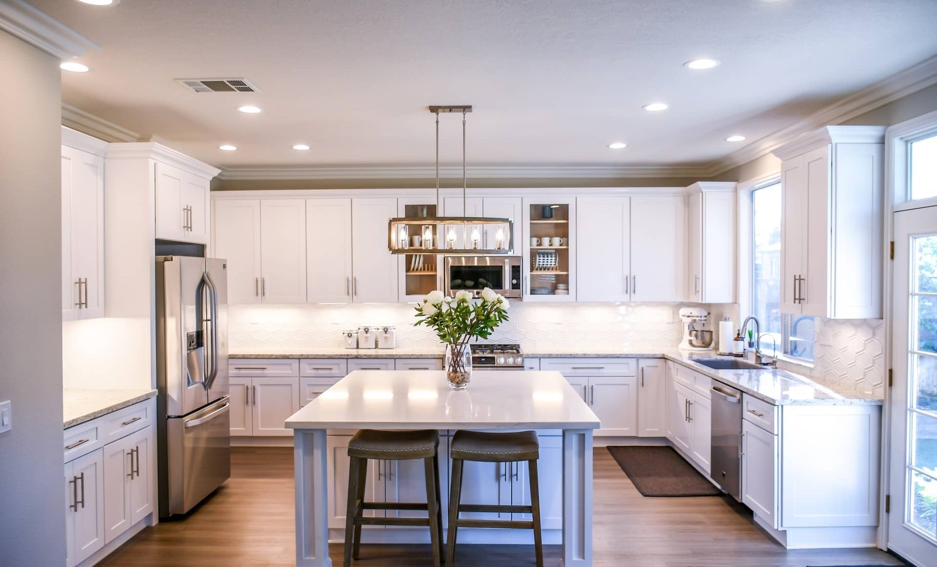 Custom cabinetry installation