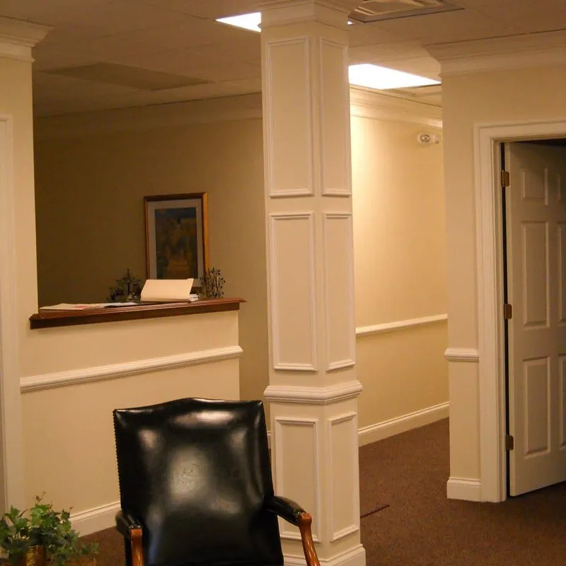 Custom commercial millwork installation, Upper Arlington, OH