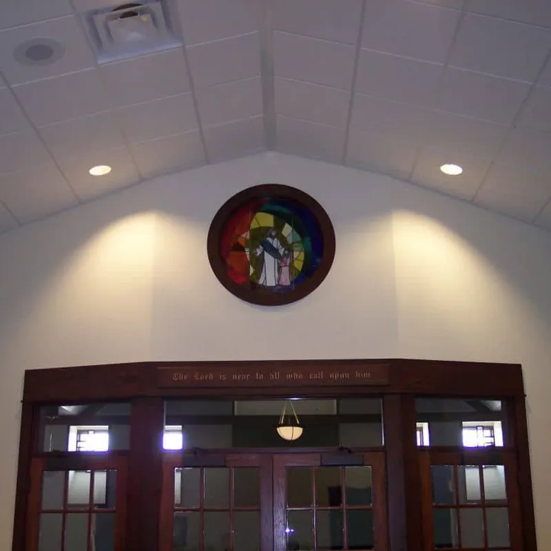 Commercial millwork detail, New Hope Church, Columbus, OH
