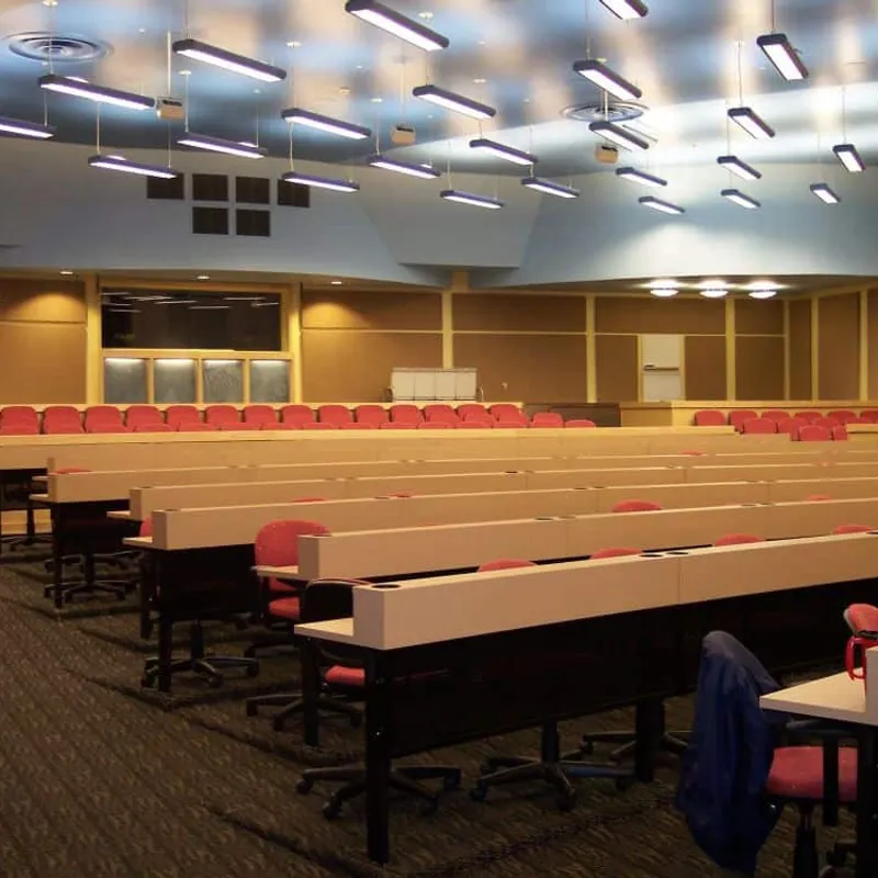 Finished lecture hall cabinetry, Columbus, OH