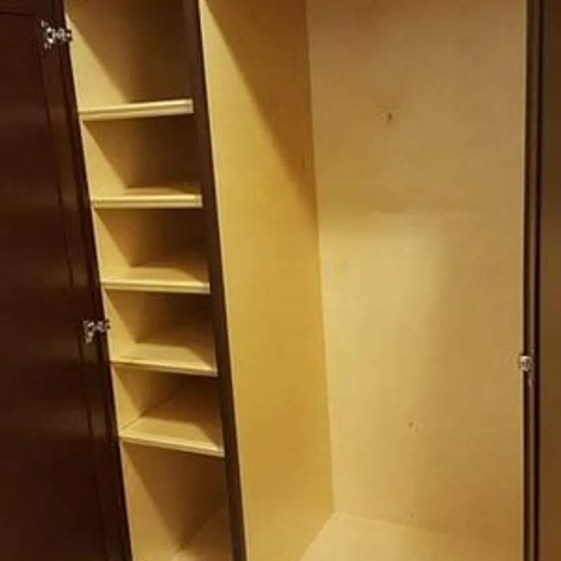 Custom laundry closet millwork and shelving, Columbus, OH area