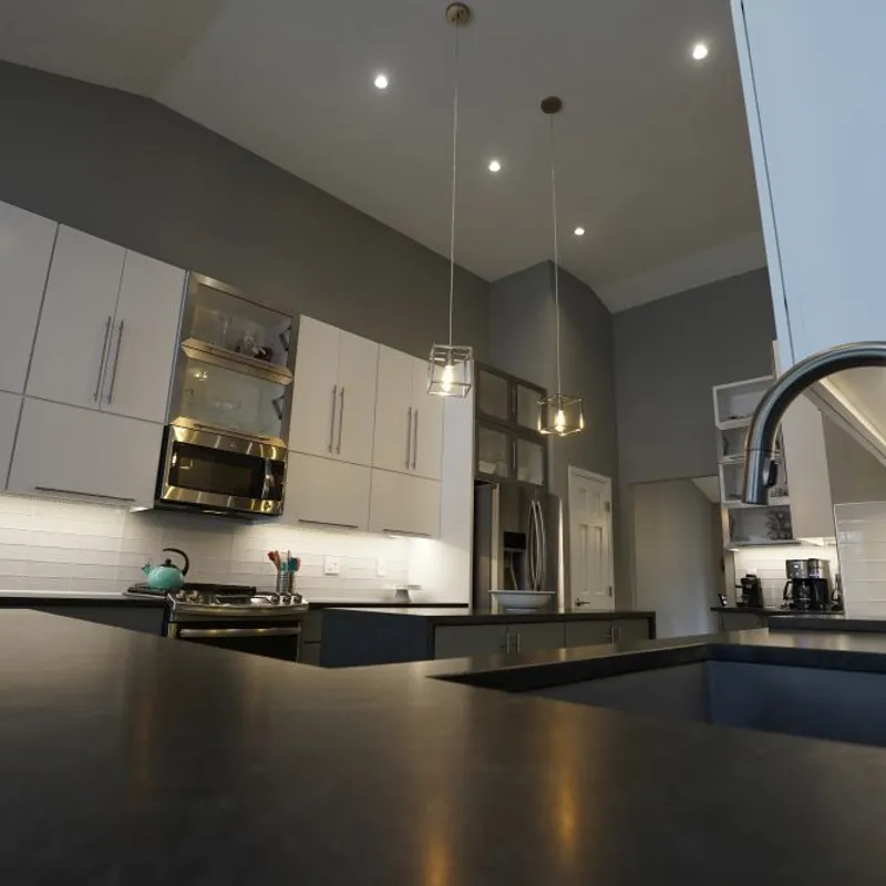 Custom New Albany modern kitchen cabinetry, New Albany, OH
