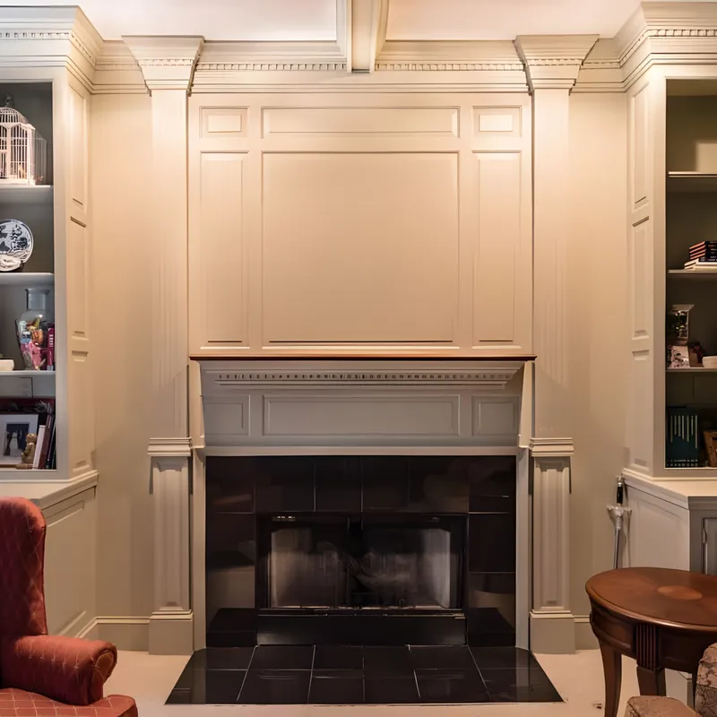 Custom millwork in a Dublin, OH room addition