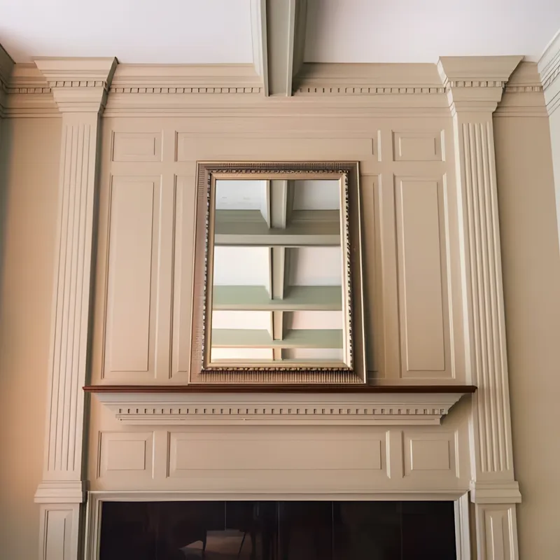 Architectural detail in a Dublin, OH room addition