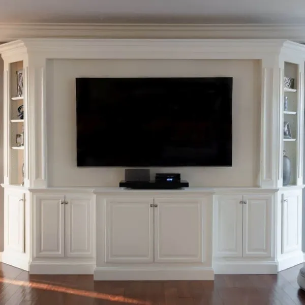 Custom cozy alcove built-ins, Columbus, OH area