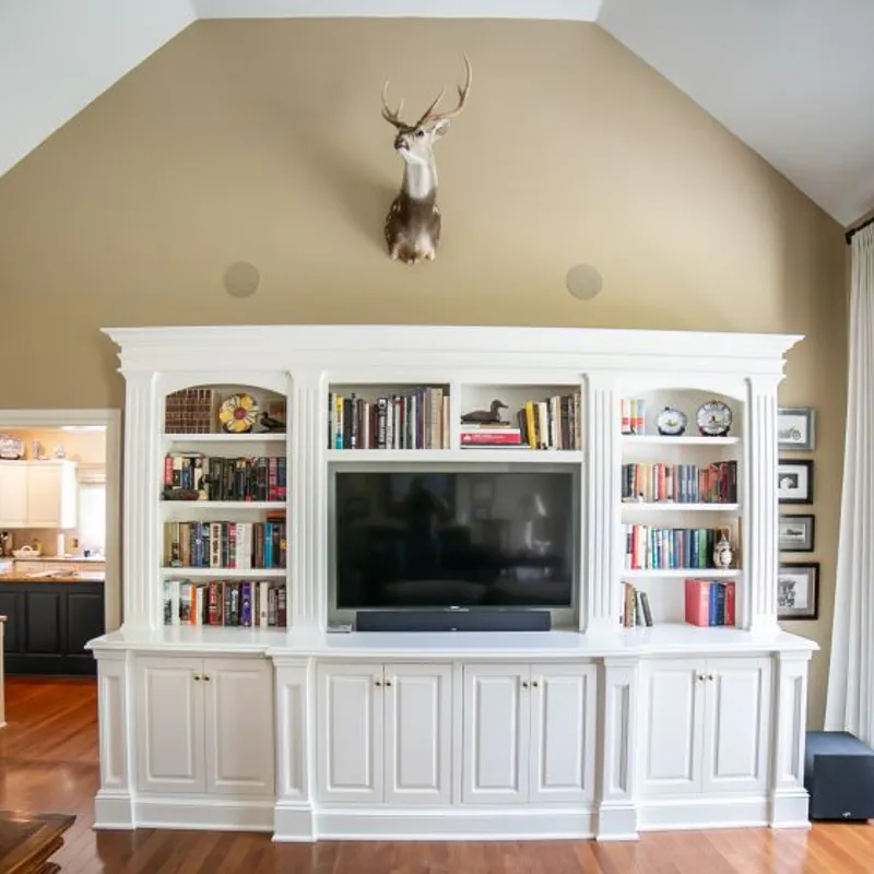 Custom timeless built-in entertainment center, Columbus, OH area