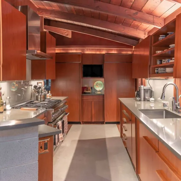 Frank Lloyd Wright inspired kitchen remodel, Worthington, OH