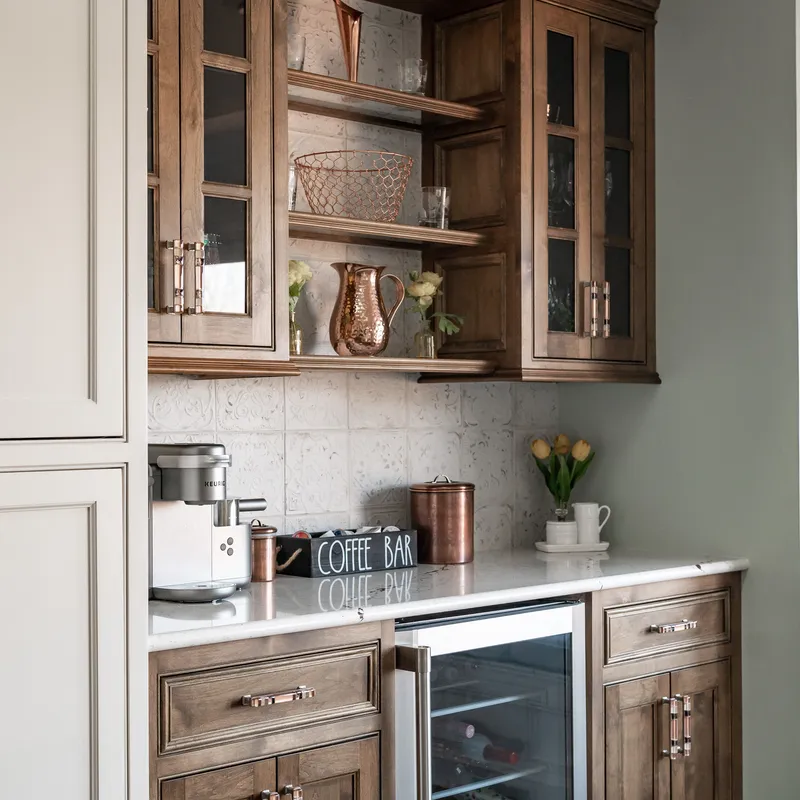 Kitchen renovation with cream cabinetry, Columbus, OH area