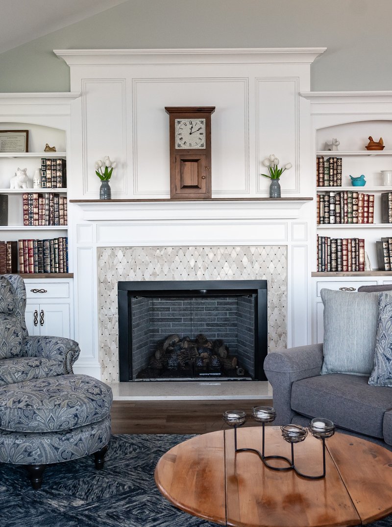 custom entertainment center for an Upper Arlington, Ohio area home