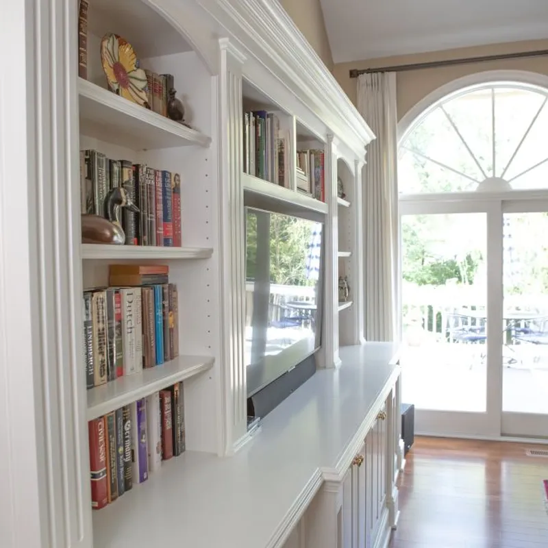 Custom timeless built-in entertainment center, Columbus, OH area