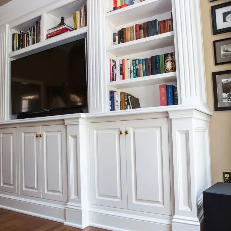 Custom timeless built-in entertainment center, Columbus, OH area