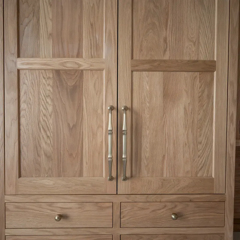 Custom oak office cabinetry finish, Columbus, OH area