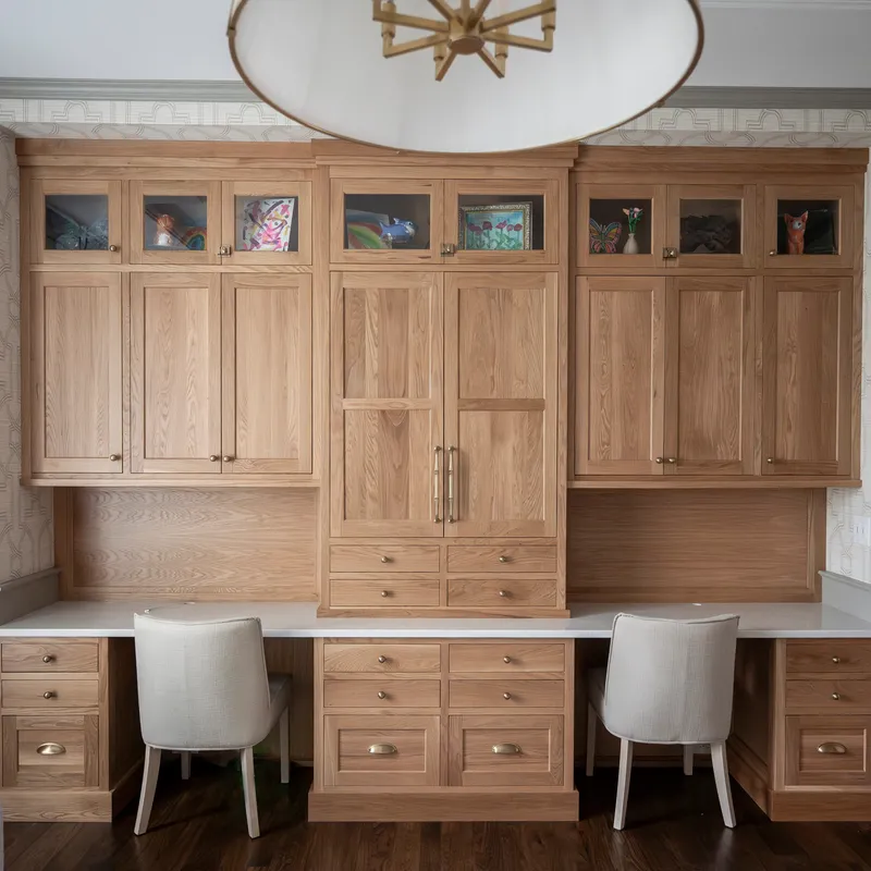 Custom home office built-in storage, Columbus, OH area