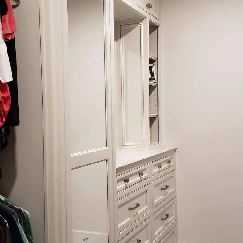 Custom closet shelving and storage, Dublin, OH