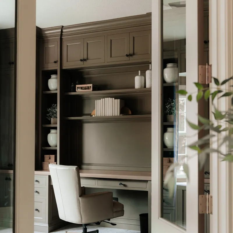 Home office renovation and cabinetry, Columbus, OH area