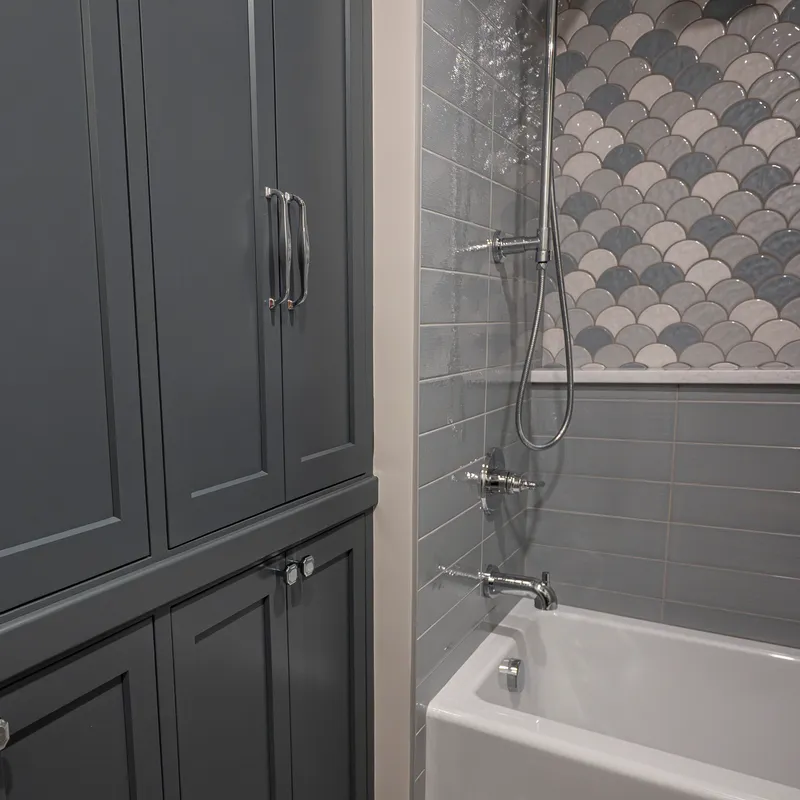 Custom bathroom millwork and trim, Columbus, OH area