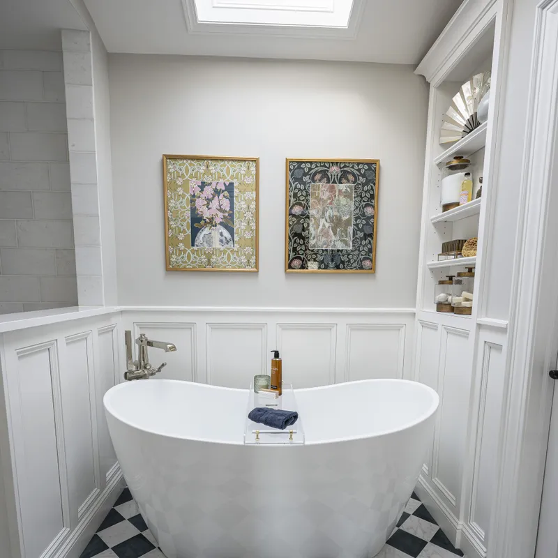 Bathroom cabinetry and natural light, Columbus, OH area