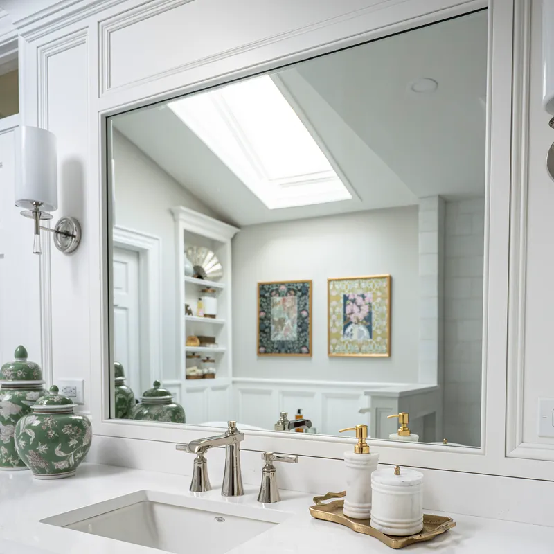 Bathroom cabinetry finish and trim, Columbus, OH area