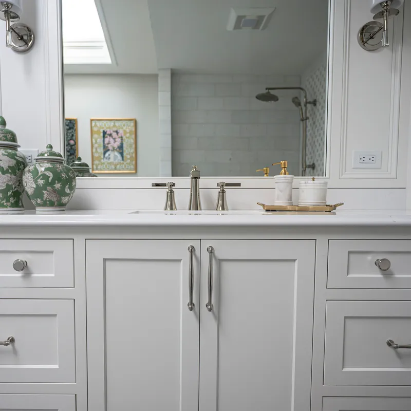 Light and bloom bathroom renovation, Columbus, OH area