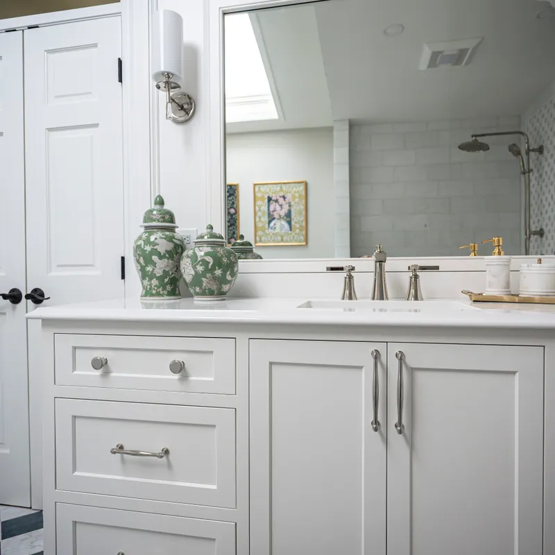 Bathroom cabinetry with natural light, Columbus, OH area