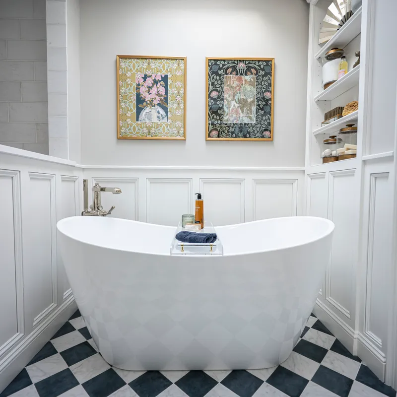 Finished light and bloom bathroom renovation, Columbus, OH area