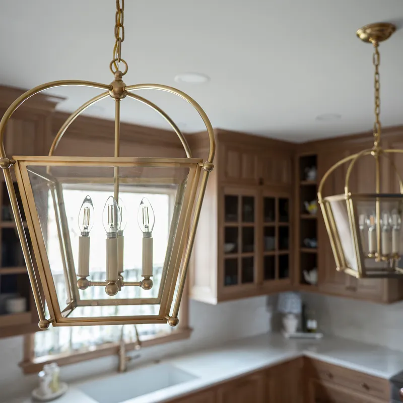 Custom kitchen renovation with blue cabinetry, Columbus, OH area