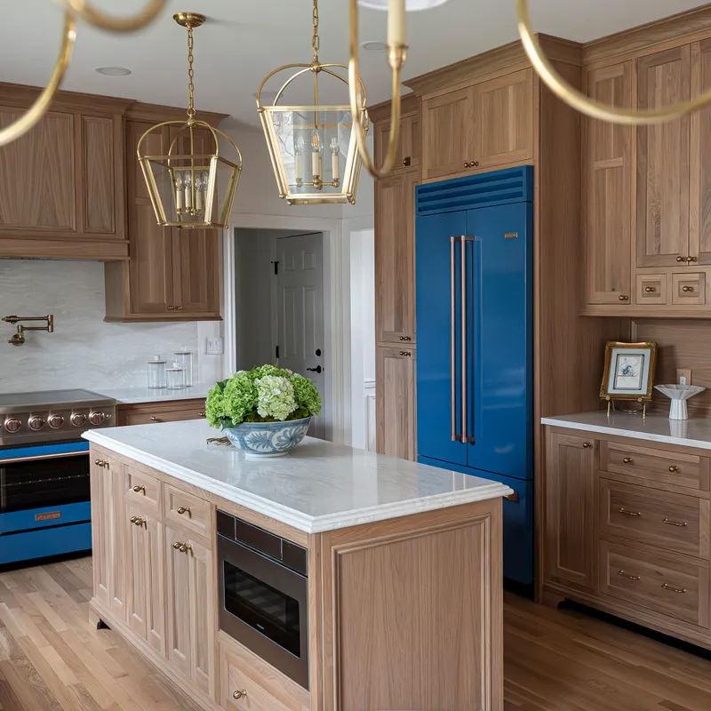 Custom kitchen cabinetry finish, Columbus, OH area