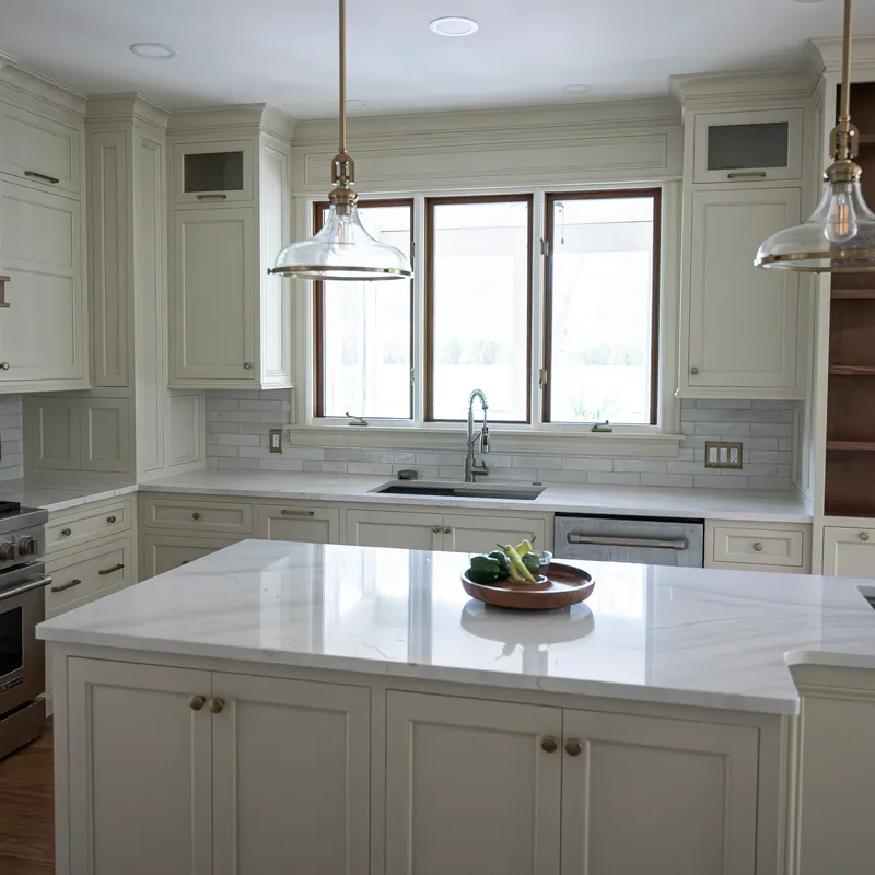 Kitchen built-in cabinetry detail, Powell, OH