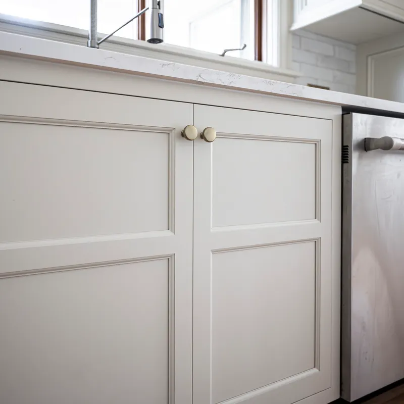 Kitchen cabinetry finish and detail, Powell, OH