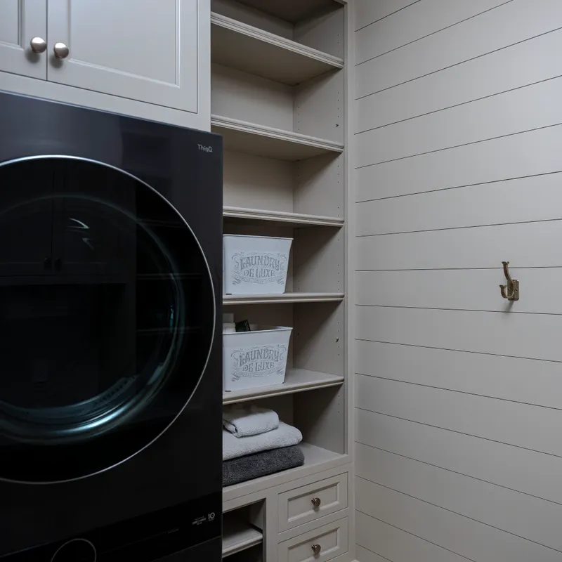 Custom laundry room built-in cabinetry, Powell, OH