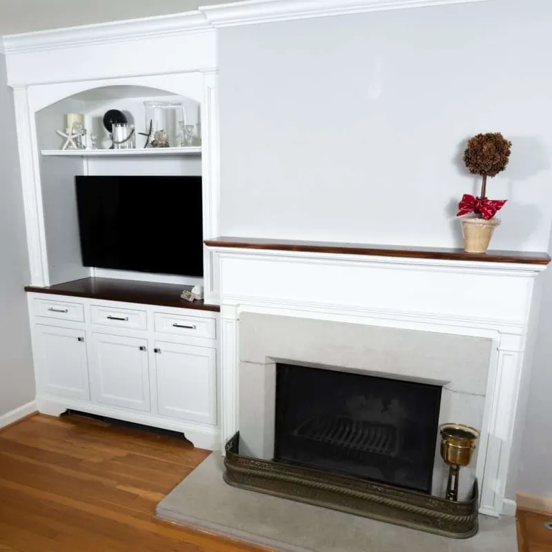 Custom fireside companion built-ins, Columbus, OH area