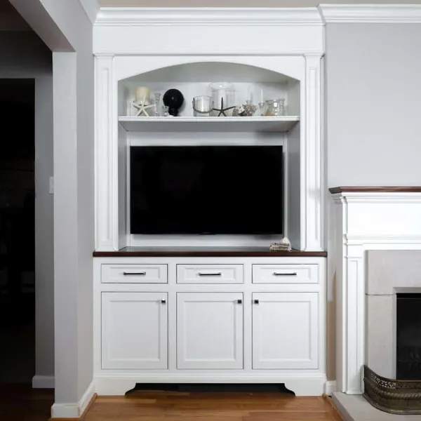 Custom fireside companion built-ins, Columbus, OH area