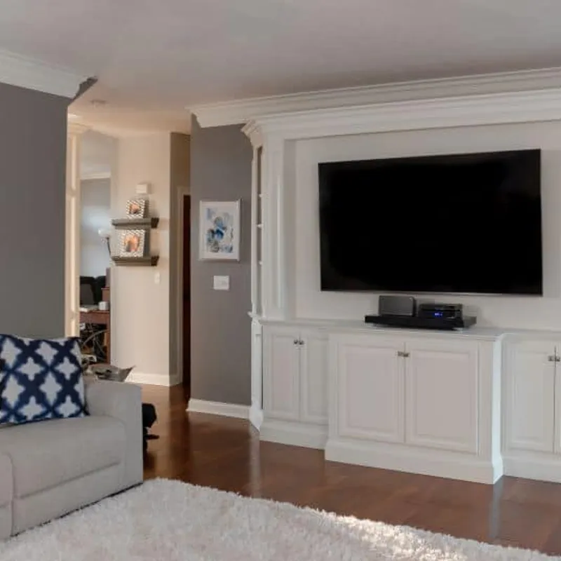 Custom cozy alcove built-ins, Columbus, OH area
