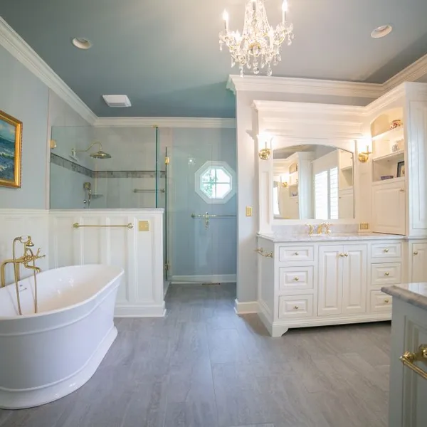 Custom master bath makeover, Muirfield Village, Dublin, OH
