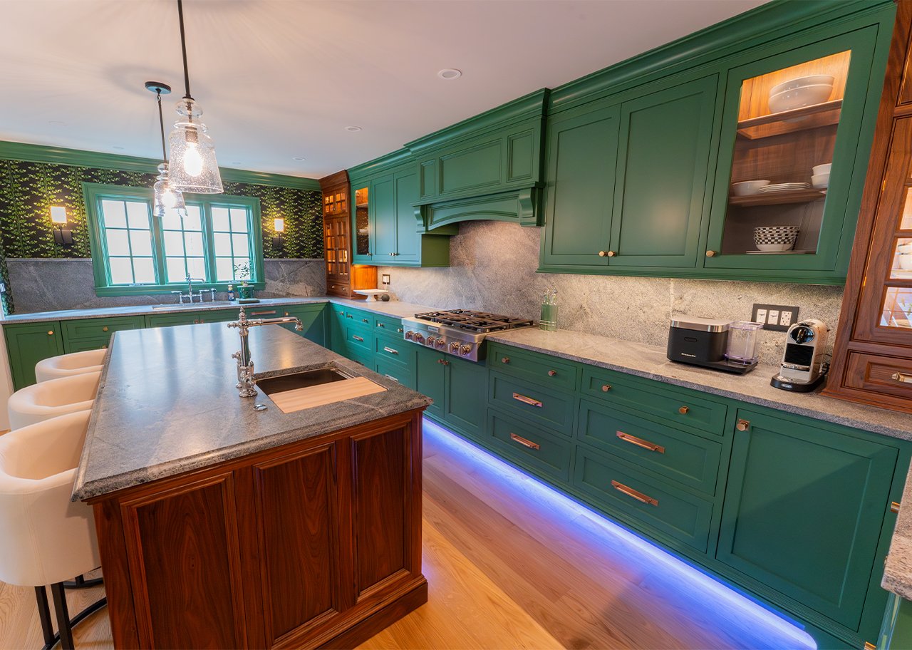 Custom kitchen cabinetry