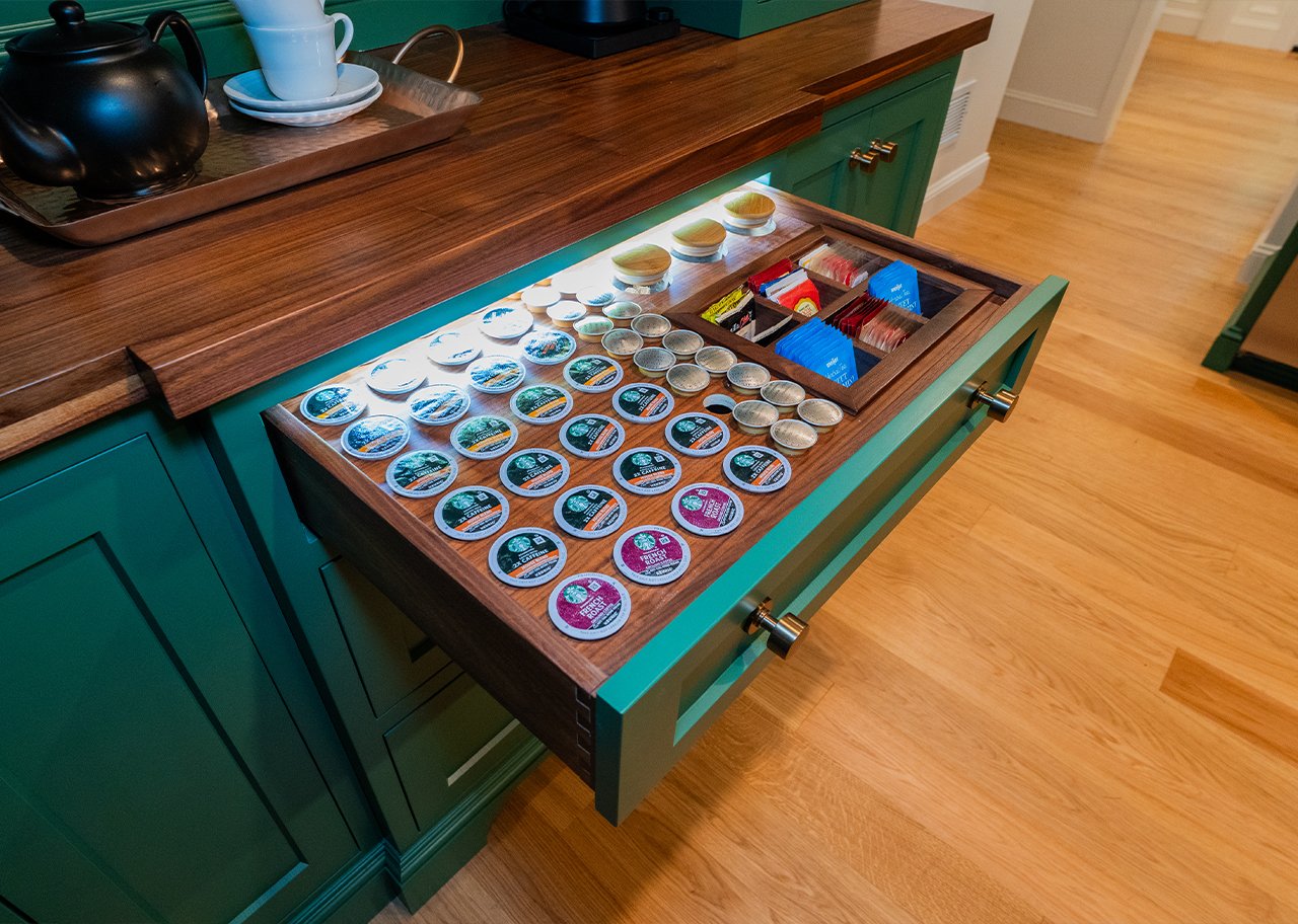 Custom kitchen cabinetry