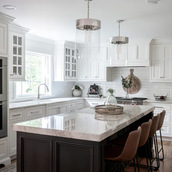 Custom hidden pantry kitchen cabinetry, Lewis Center, OH