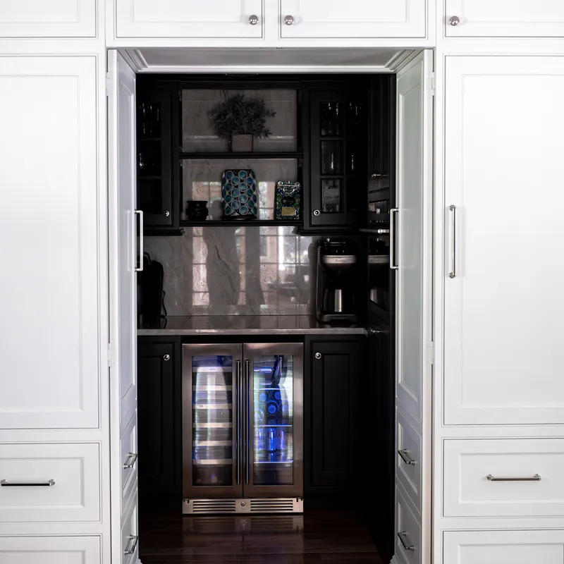 Pantry cabinetry detail, Columbus, OH area