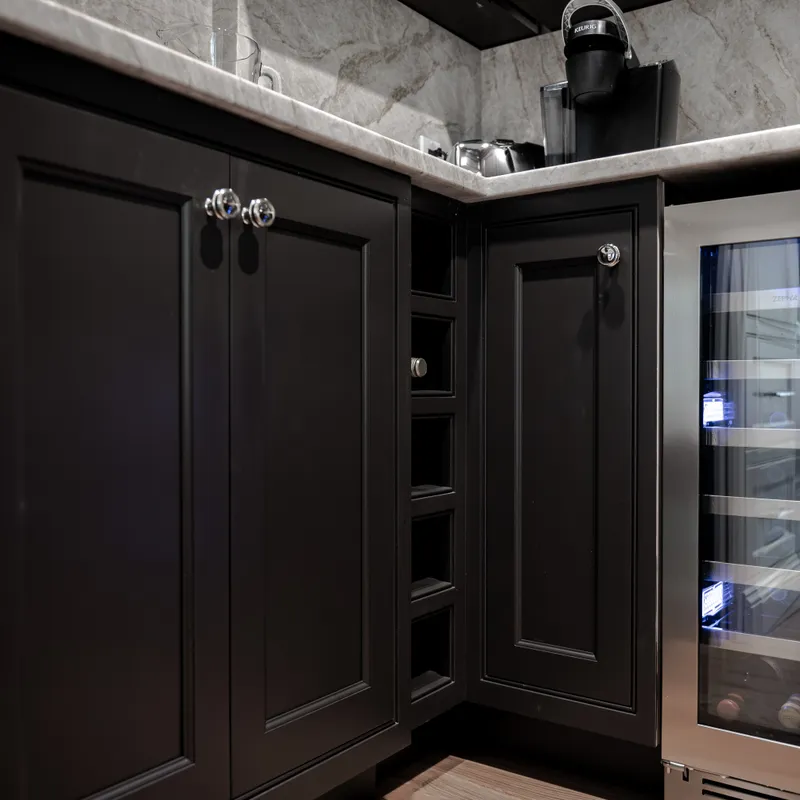 Custom pantry cabinetry finish and trim, Columbus, OH area